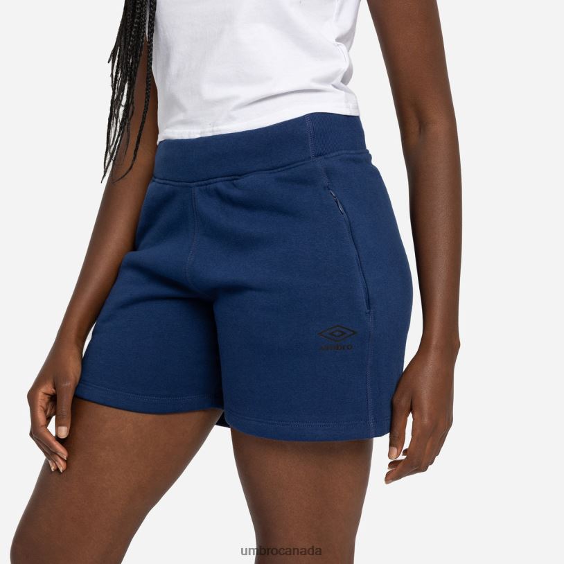 TW Navy Clothing Pro Fleece Elite Short Women Umbro 262Z8509