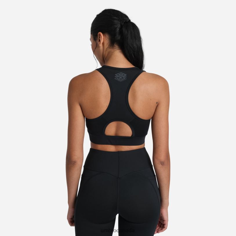 Black Clothing Pro Training Sports Bra Women Umbro 262Z8525