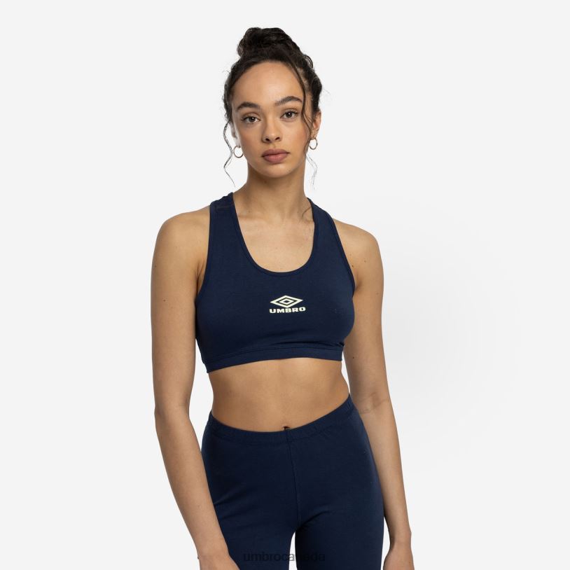 Indigo Mood/Seafoam Clothing Diamond Sports Bra Women Umbro 262Z8529