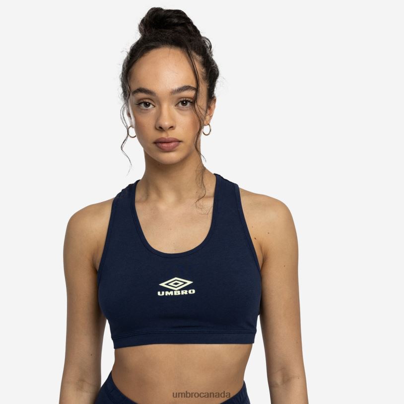 Indigo Mood/Seafoam Clothing Diamond Sports Bra Women Umbro 262Z8529