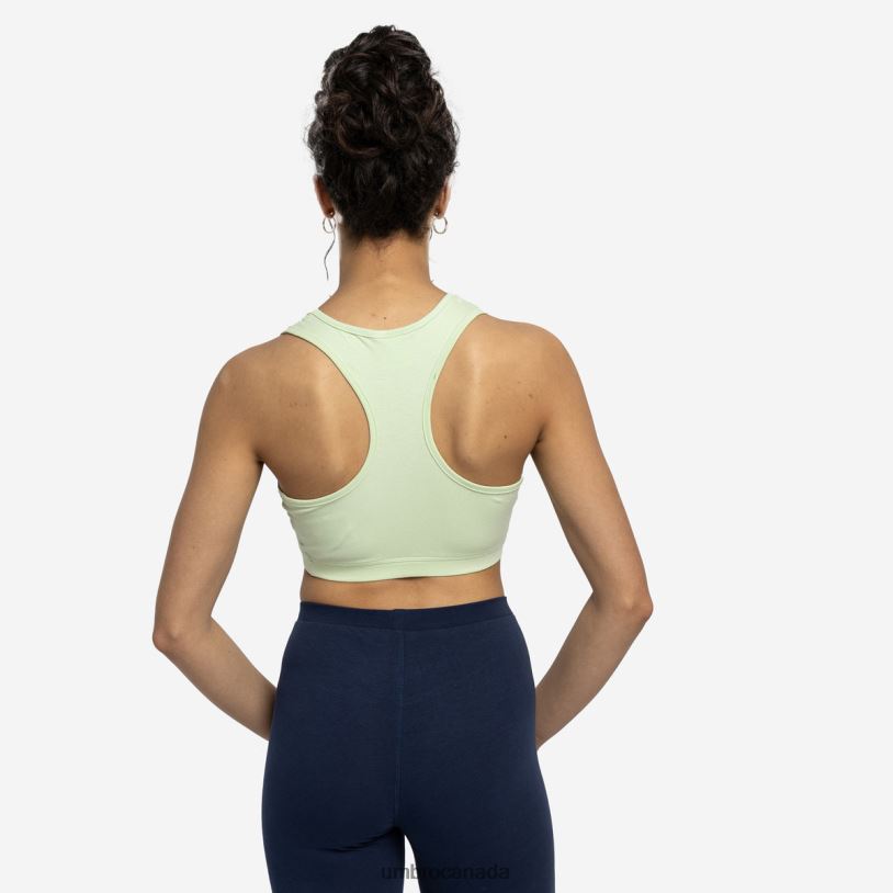 Seafoam/White Clothing Diamond Sports Bra Women Umbro 262Z8531