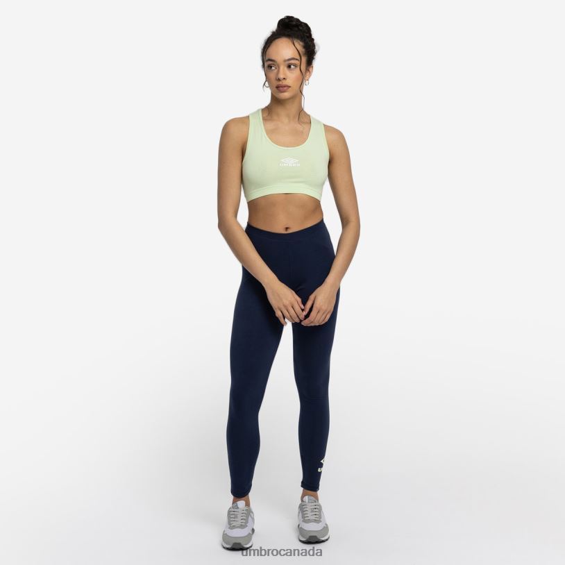 Seafoam/White Clothing Diamond Sports Bra Women Umbro 262Z8531