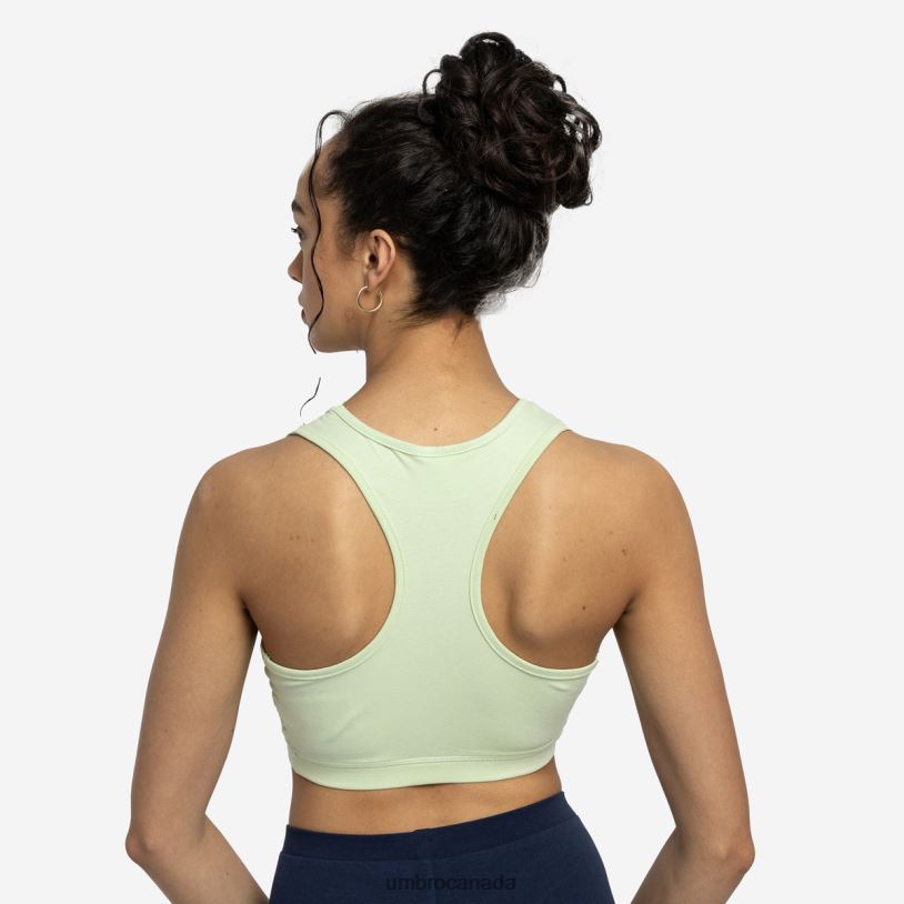 Seafoam/White Clothing Diamond Sports Bra Women Umbro 262Z8531