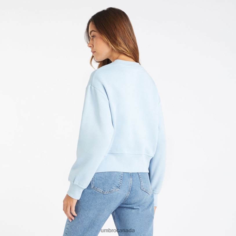 Angel Falls/Blazing Orange Clothing Core Boxy Sweatshirt Women Umbro 262Z8426