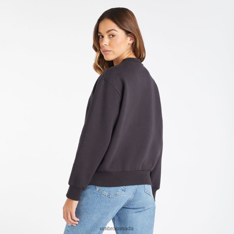 Black Clothing Core Half Zip Sweatshirt Women Umbro 262Z8431