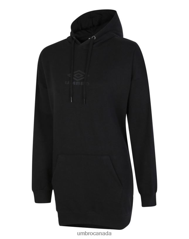 Black Clothing Diamond Oversized Oh Hood Women Umbro 262Z8441