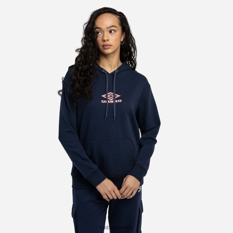 Indigo Mood/Seafoam Clothing Diamond Oh Hood Women Umbro 262Z8443