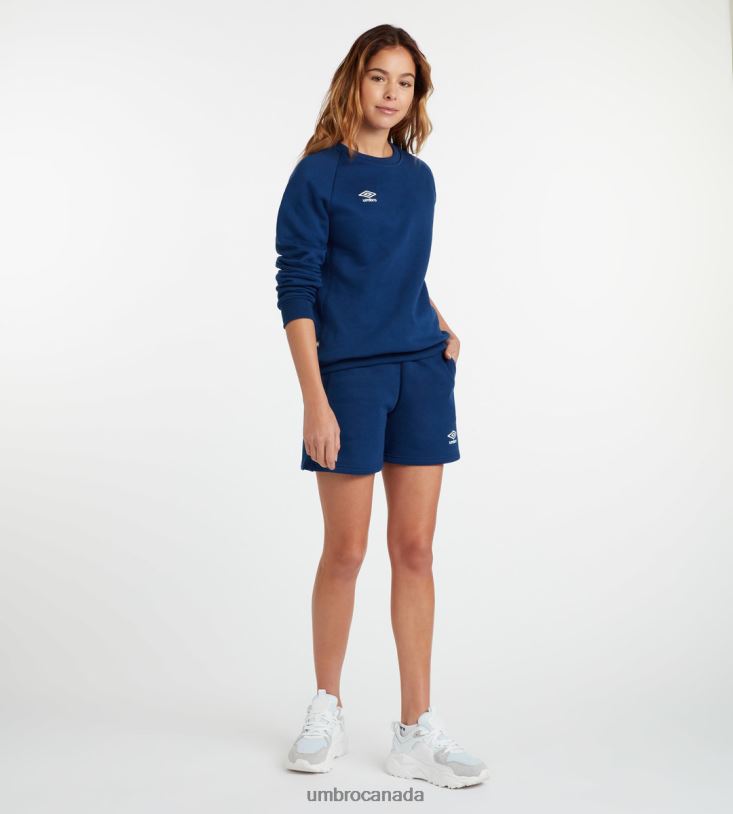 TW Navy/White Clothing Club Leisure Sweat Women Umbro 262Z8434