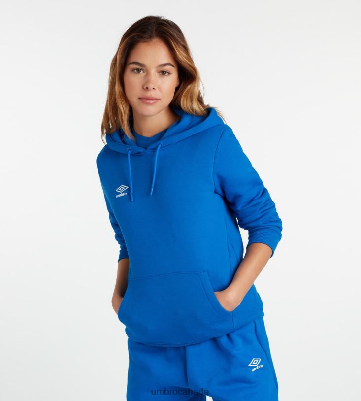 TW Royal/White Clothing Club Leisure Hoody Women Umbro 262Z8453