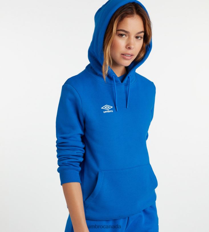 TW Royal/White Clothing Club Leisure Hoody Women Umbro 262Z8453