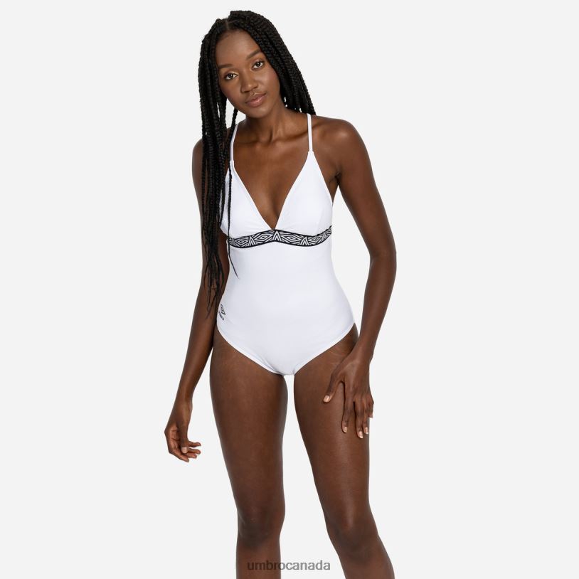 White Clothing Taped Swimsuit Women Umbro 262Z8564