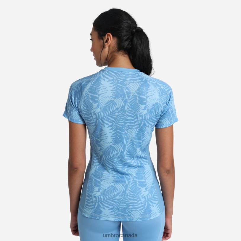 Allure/Clear Sky Clothing Pro Training Printed Poly Tee Women Umbro 262Z8396