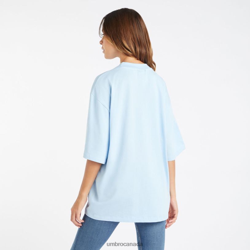 Angel Falls/Blazing Orange Clothing Core Oversized Tee Women Umbro 262Z8392