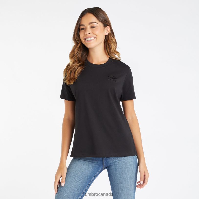 Black Clothing Core Classic Tee Women Umbro 262Z8394