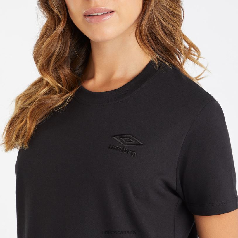Black Clothing Core Classic Tee Women Umbro 262Z8394