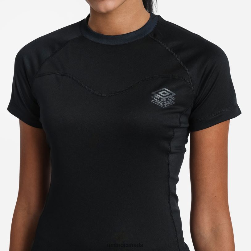 Black Clothing Pro Training Printed Poly Tee Women Umbro 262Z8397