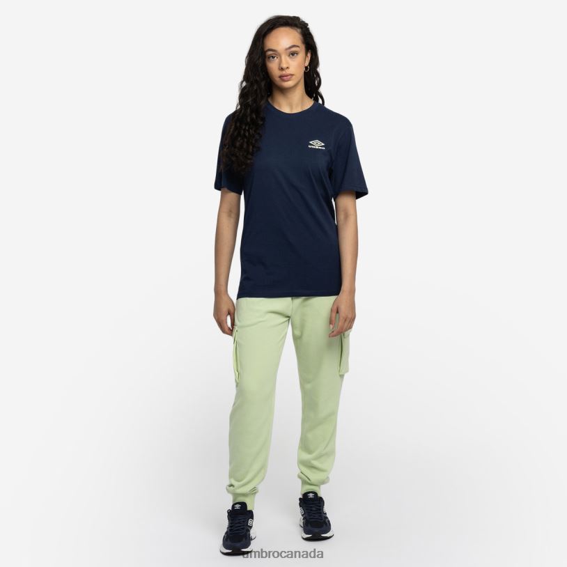 Indigo Mood/Seafoam Clothing Diamond Boyfriend Tee Women Umbro 262Z8421
