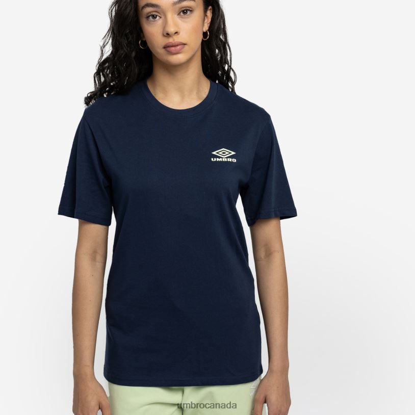 Indigo Mood/Seafoam Clothing Diamond Boyfriend Tee Women Umbro 262Z8421