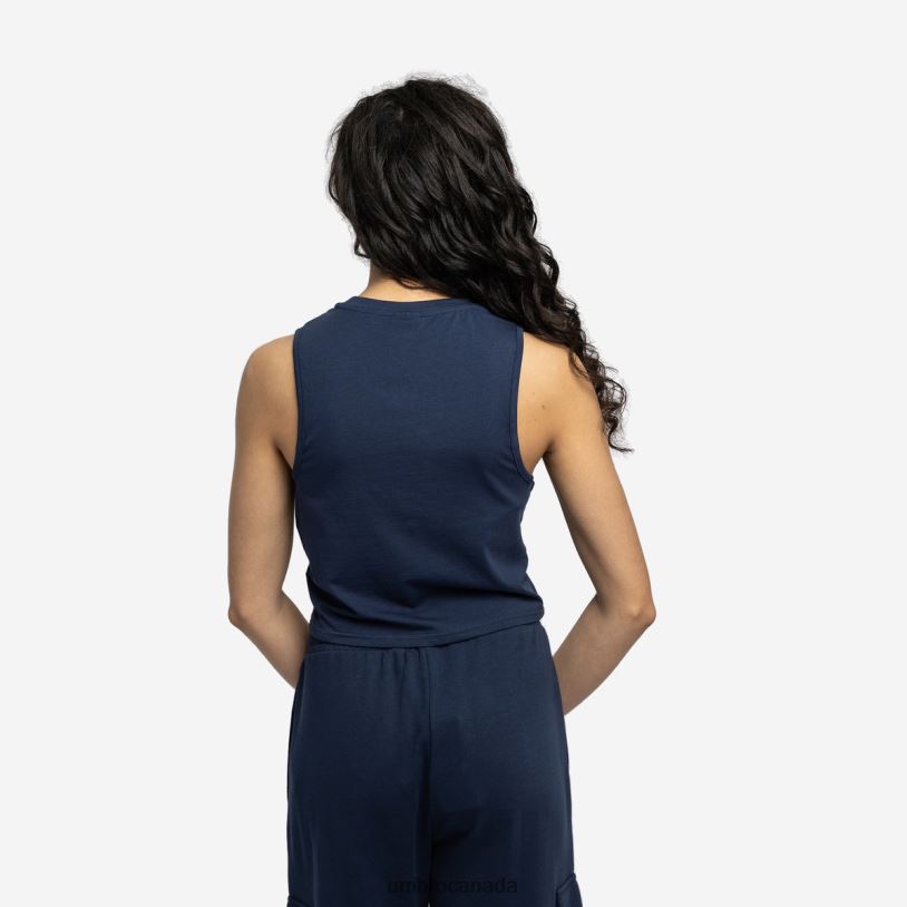 Indigo Mood/Seafoam Clothing Diamond Racer Vest Women Umbro 262Z8417