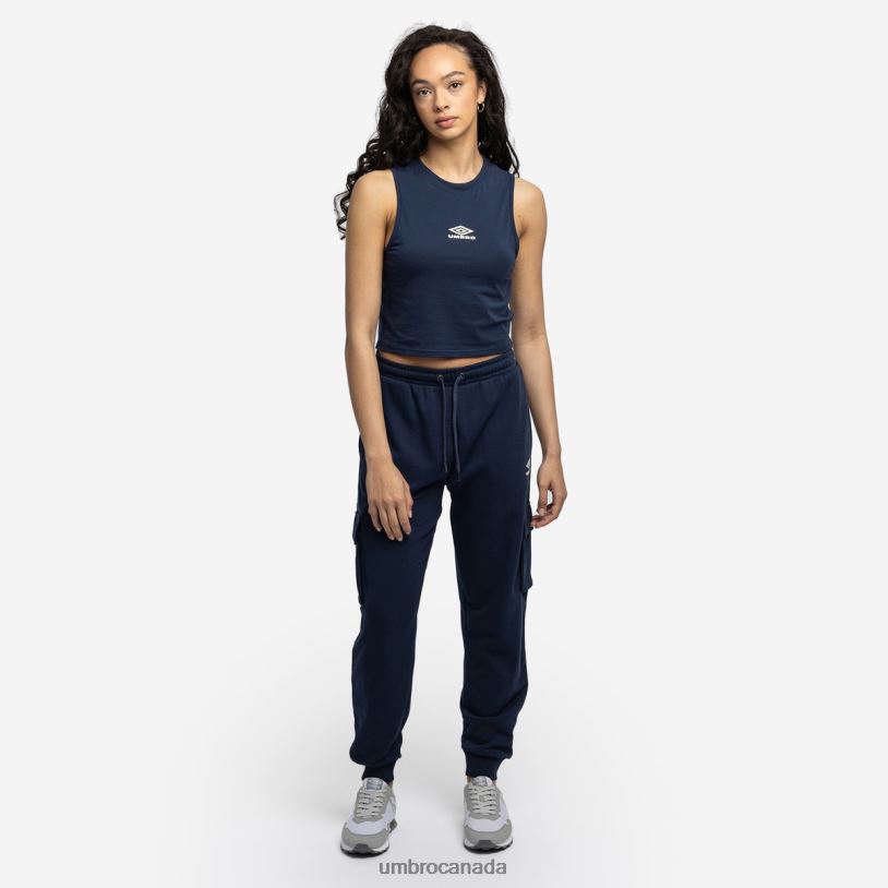 Indigo Mood/Seafoam Clothing Diamond Racer Vest Women Umbro 262Z8417