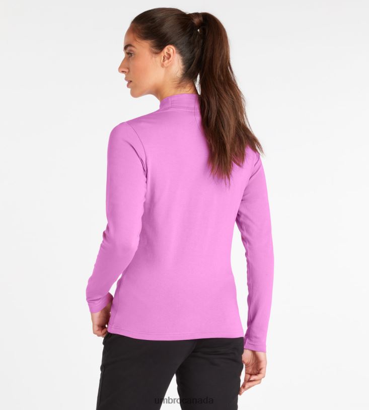 Magenta/Black Clothing Engima Long Sleeve Tee Women Umbro 262Z8420