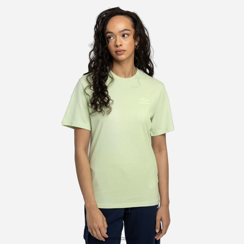 Seafoam/White Clothing Diamond Boyfriend Tee Women Umbro 262Z8423