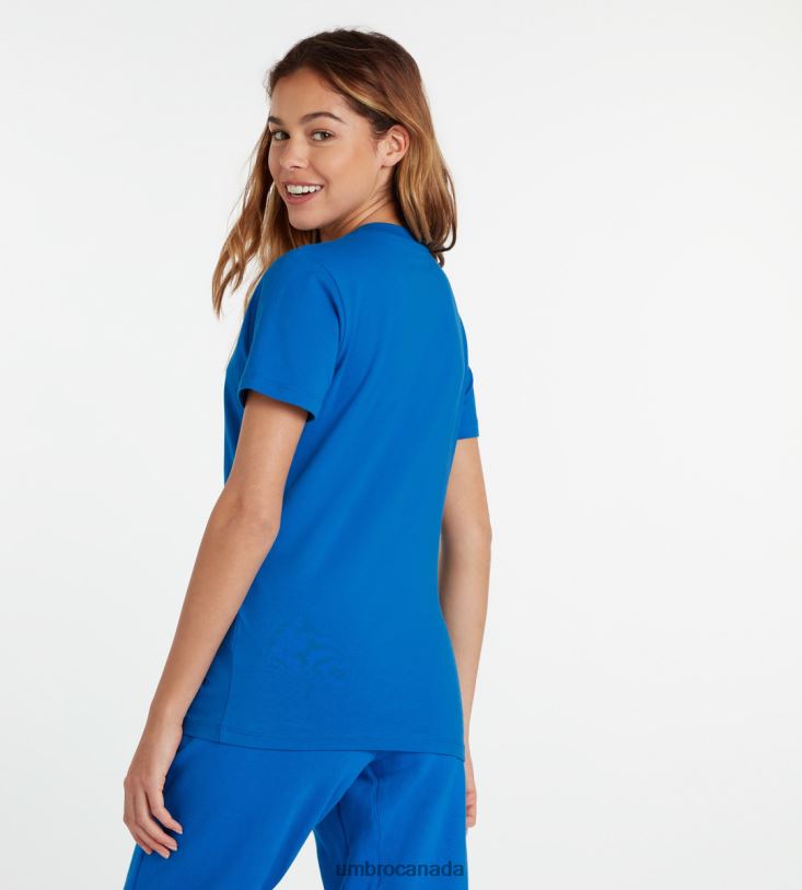 TW Royal/White Clothing Club Leisure Crew Tee Women Umbro 262Z8403