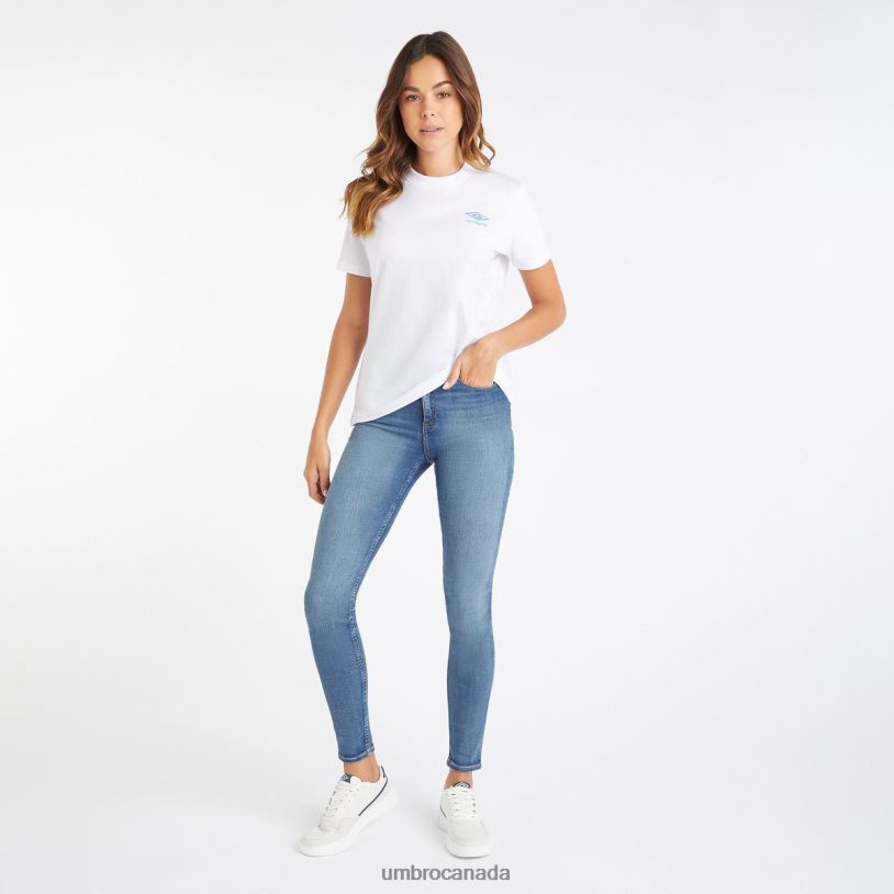 White/Allure Clothing Core Classic Tee Women Umbro 262Z8393