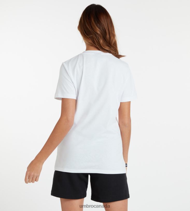 White/Black Clothing Club Leisure Crew Tee Women Umbro 262Z8404