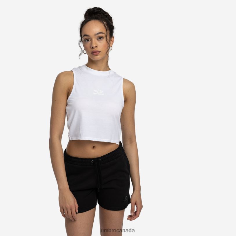 White Clothing Diamond Racer Vest Women Umbro 262Z8419