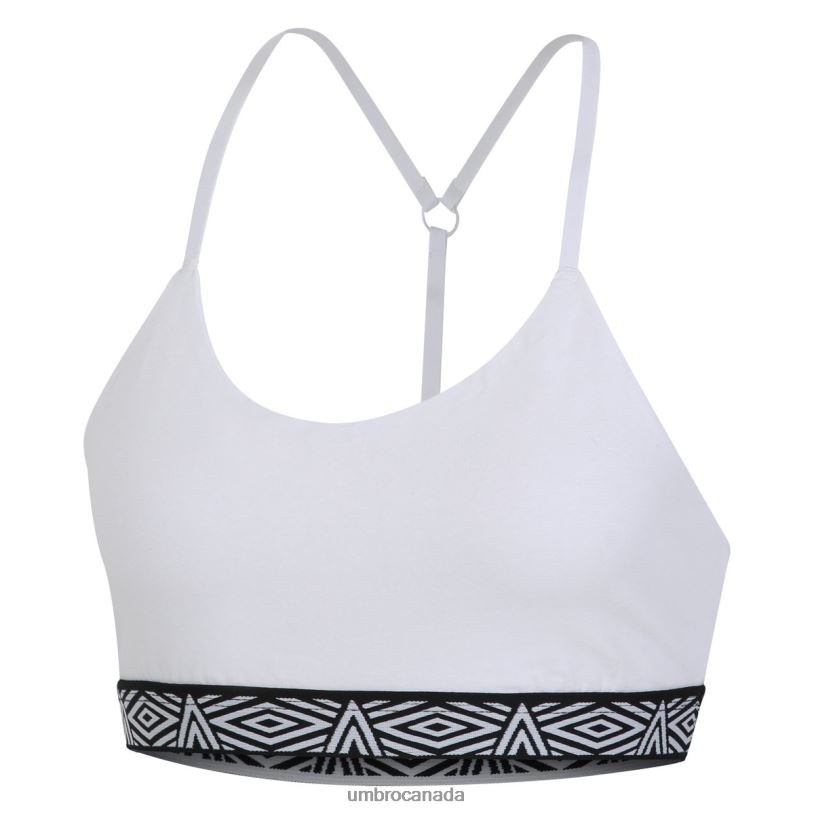 Black/White Clothing Core Ladies Strappy Bra Top 2 Pack Women Umbro 262Z8540