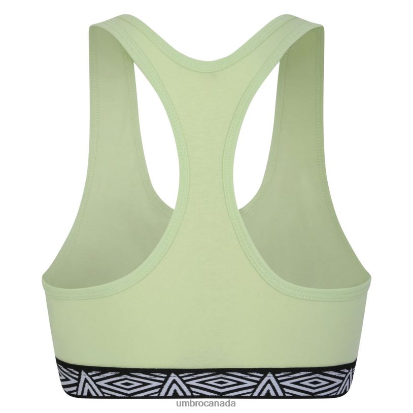 Green/Turquoise Clothing Core Ladies Bra Top 2 Pack Women Umbro 262Z8539