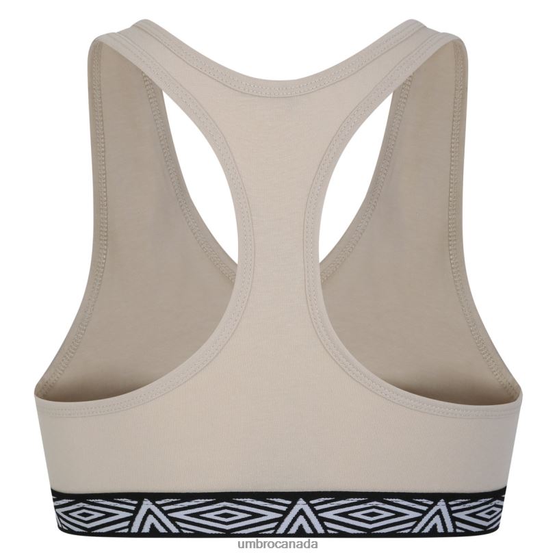 Orange/Clay Clothing Core Ladies Bra Top 2 Pack Women Umbro 262Z8537